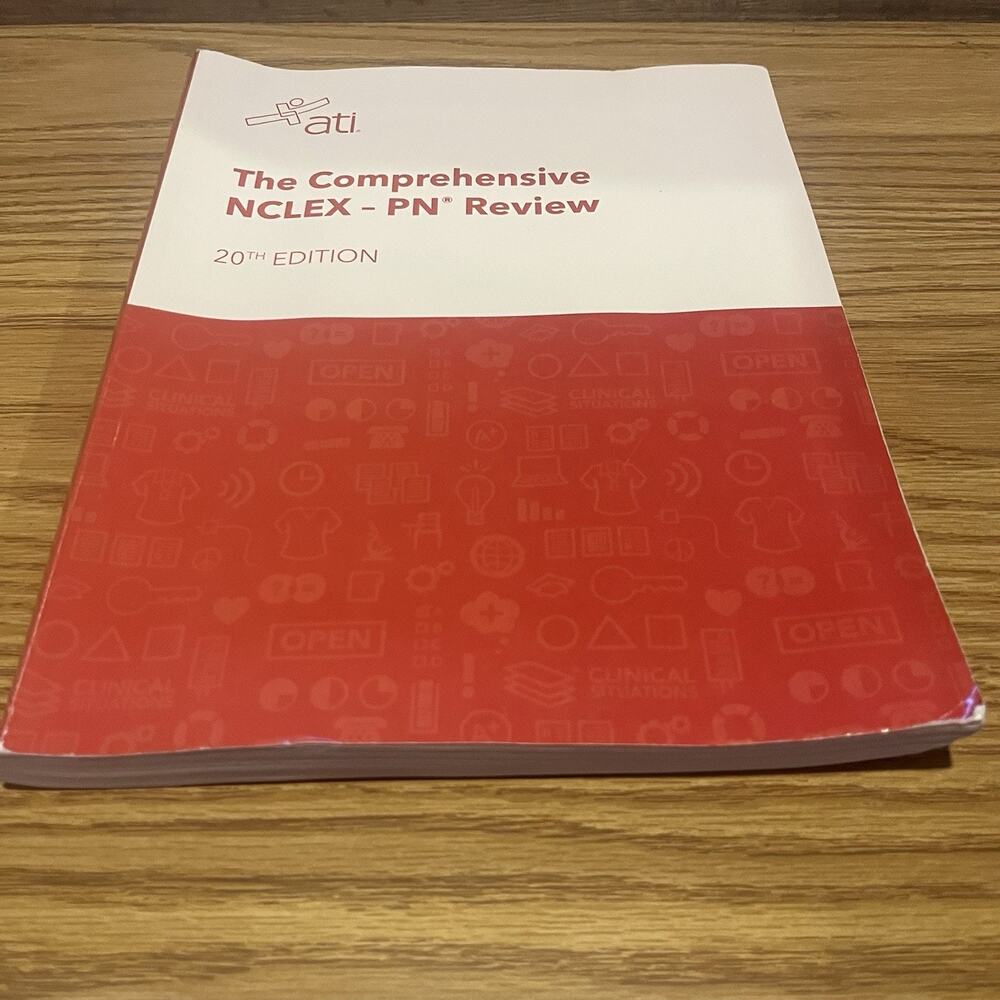 ATI - The Comprehensive NCLEX-PN Review 20th Edition Practical Nurse Exam Book